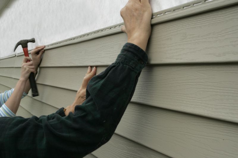 Siding Installation in Summer